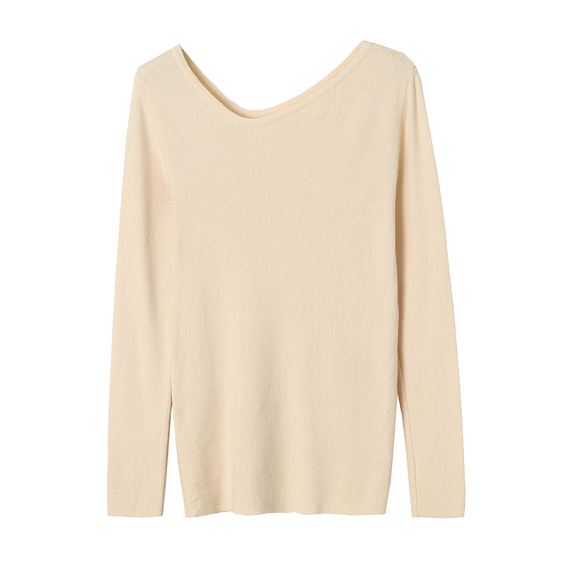 Damen Langarmshirt mit feiner Rippstruktur Drune
