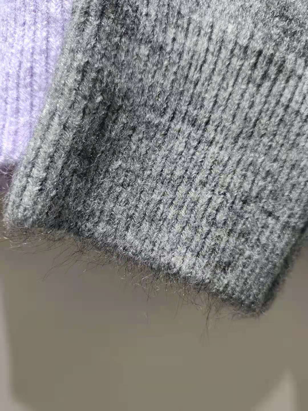Damen Oversized Strickpullover mit hohem Kragen und weichen Ärmeln Drune