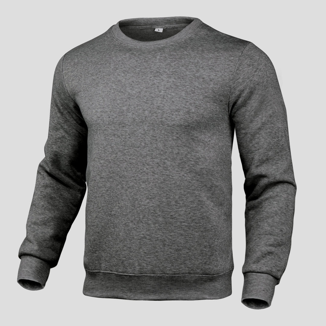 Herren Komfortabler Rundhals-Pullover aus hochwertigem Baumwollmix Drune