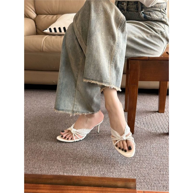 Damen schicke Slingback Sandalen mit zierlichem Riemendesign Drune