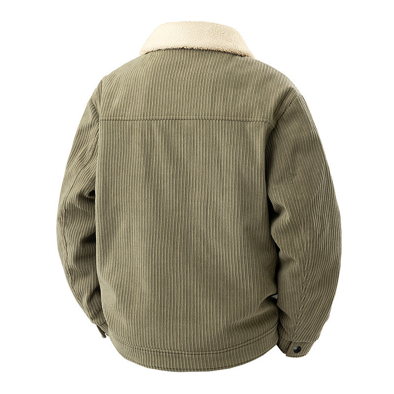 Herren Freizeitjacke mit Teddy-Futter Drune
