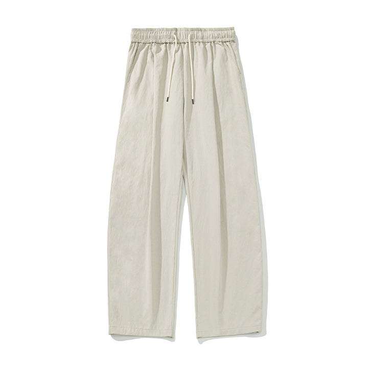 Damen Locker fallende Sommerhose mit hohem Bund, Elastik- und Tunnelzug Drune