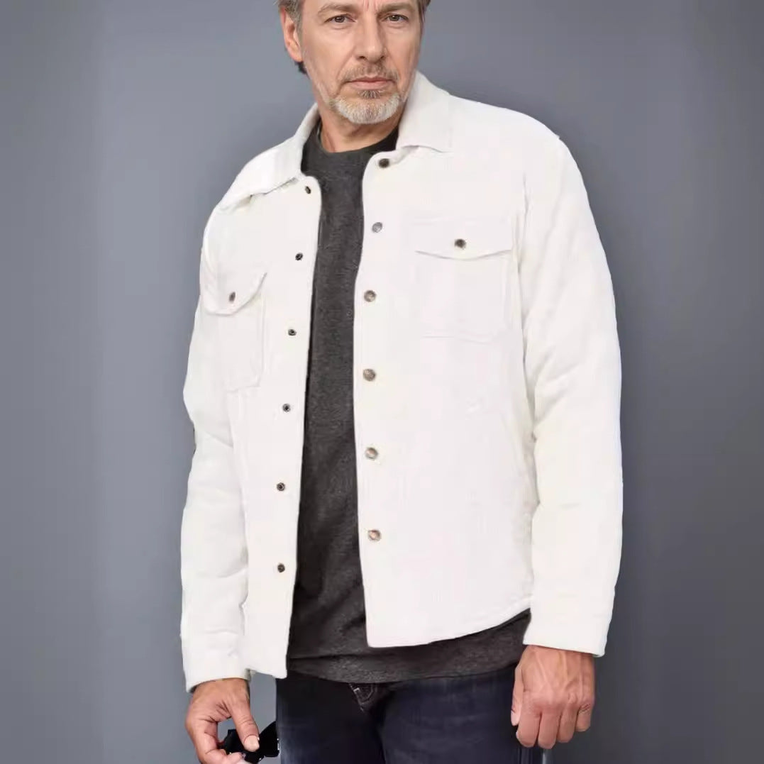 Herren Cordjacke mit utilitaristischen Details Drune