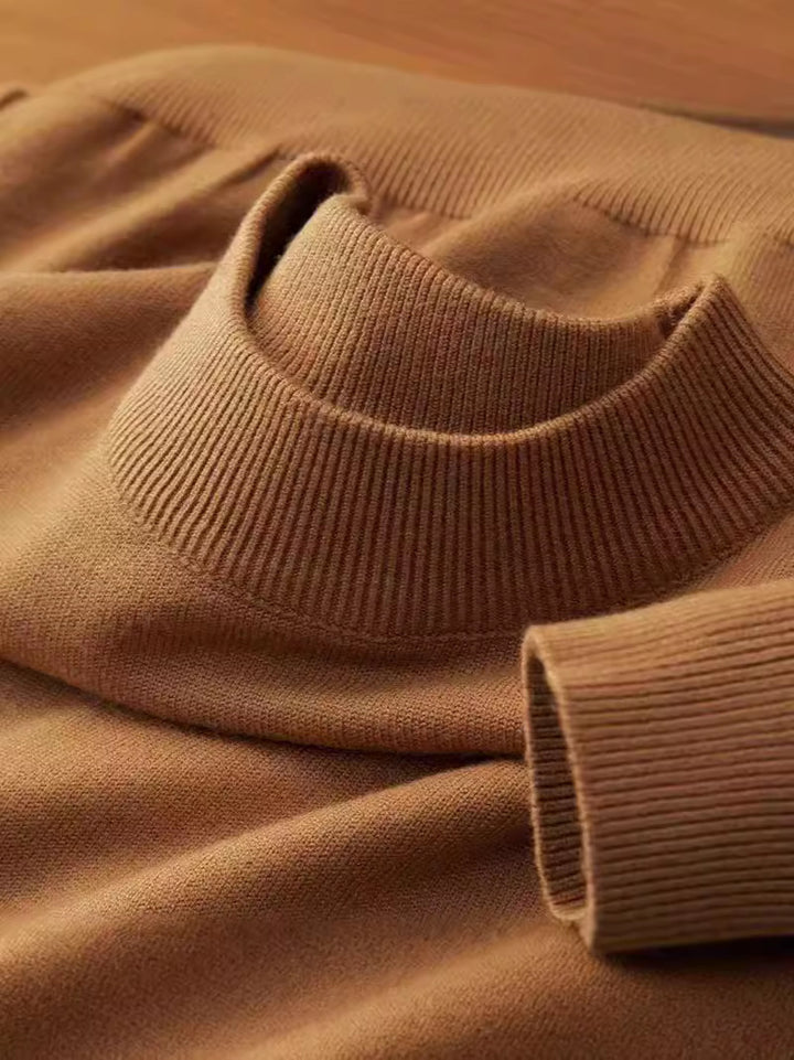 Herren Rollkragenpullover aus hochwertiger Baumwolle Drune