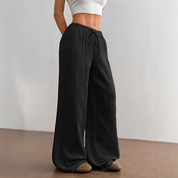 Damen Lockere Palazzo-Hose Drune