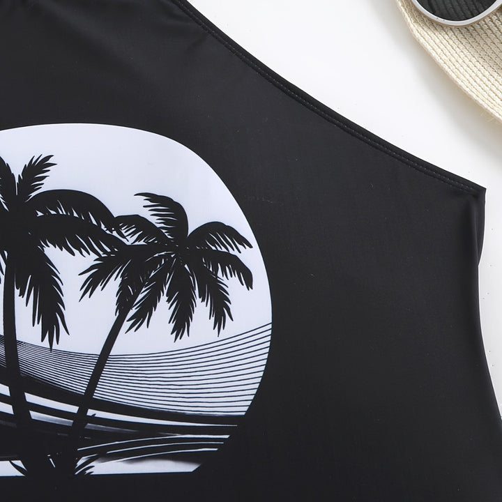 Damen Bikiniset mit Palmenmuster von Drune