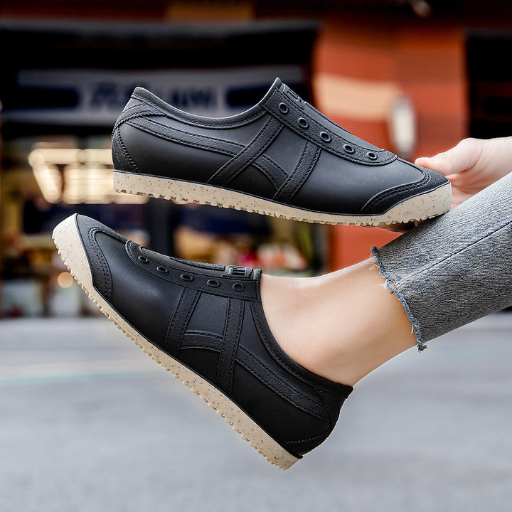 Damen Schlupf-Gummi-Sneaker mit nahtlosem Obermaterial und rutschfester Profilsohle Drune