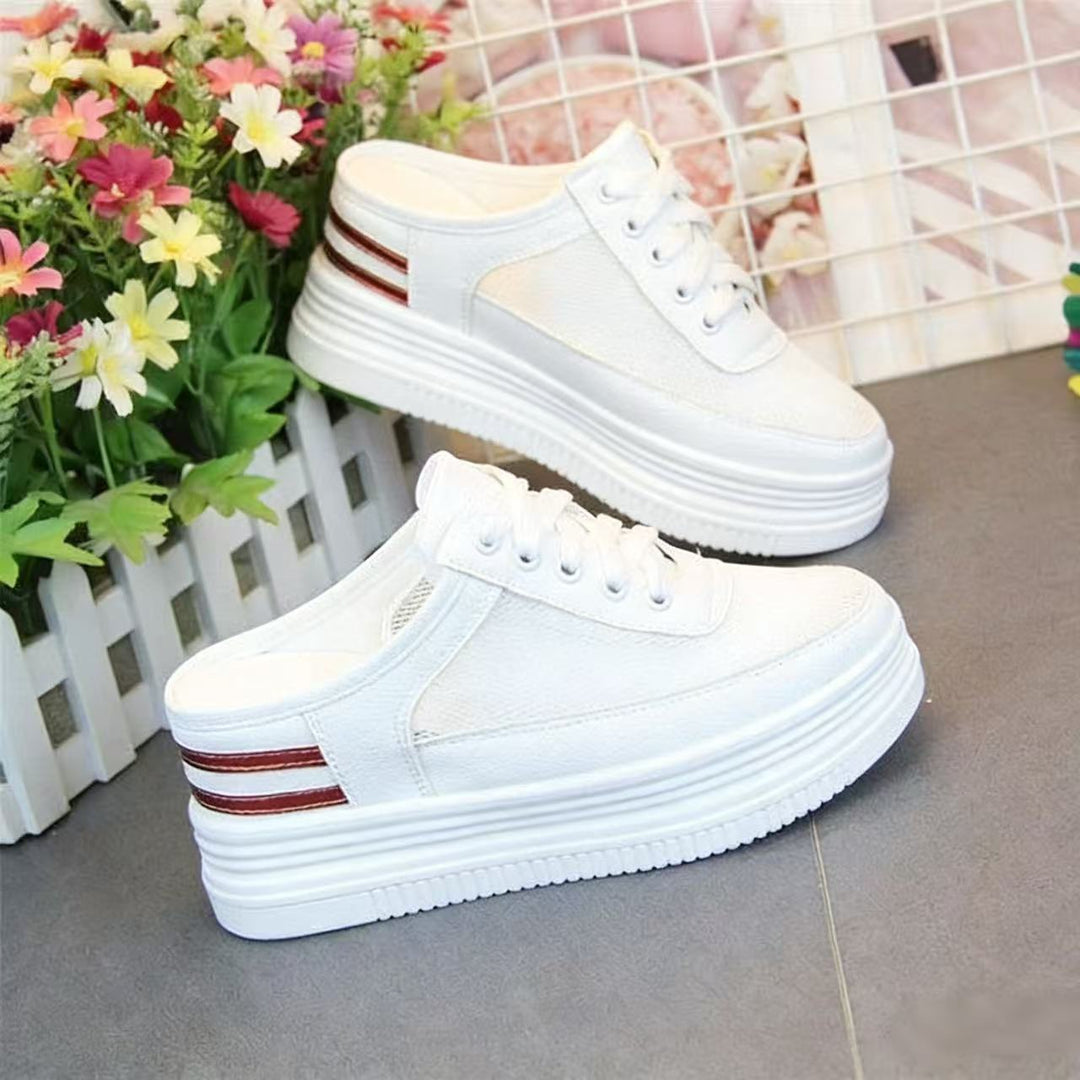 Damen Sneakers mit hoher Plateausohle und eleganter Riemchenverarbeitung Drune