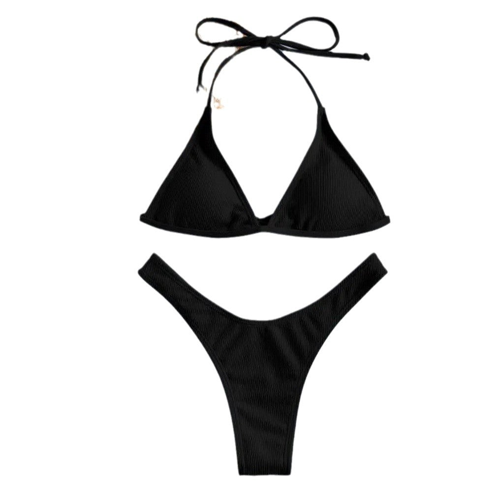 Damen Triangel-Bikini mit hochwertiger Rippstruktur Drune