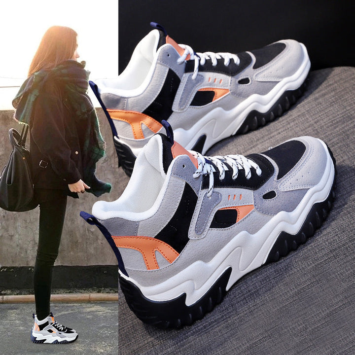 Damen Sportliche High-Top Sneakers mit wärmendem Innenfutter und rutschfester Sohle Drune