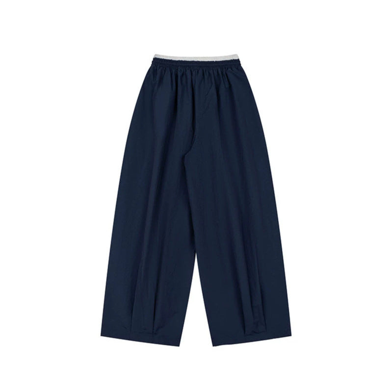 Damen Palazzo-Hose mit Stufen-Optik und hohem Komfortbund Drune