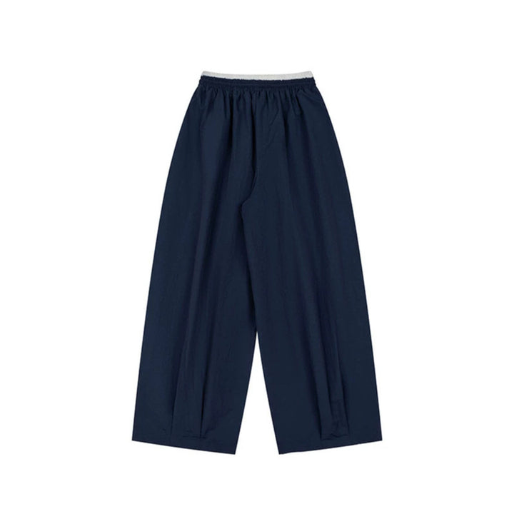 Damen Palazzo-Hose mit Stufen-Optik und hohem Komfortbund Drune