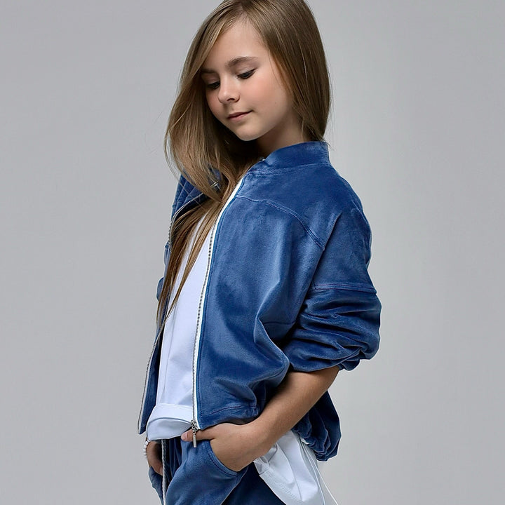 Damen Sportliche Fleecejacke mit durchgehendem Reißverschluss und lässigem Schnitt Drune