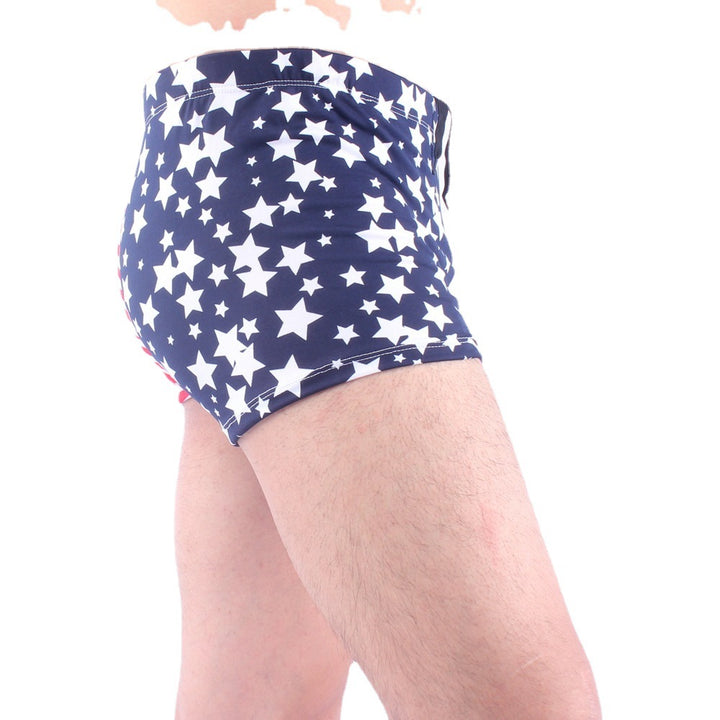 Herren Badeshorts mit asymmetrischem Design Drune