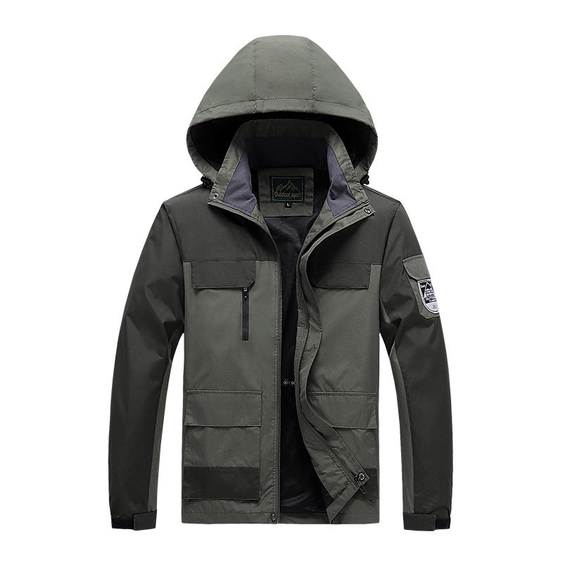 Herren robuster Outdoor-Fieldparka Drune