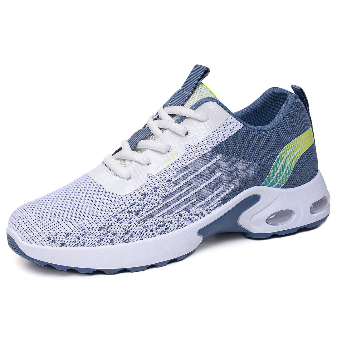 Herren nan leichter Strick-Performance-Sneaker mit sichtbarer Luftkammer-Dämpfung und flexibler Laufsohle Drune
