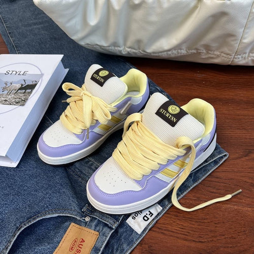 Damen Freizeit-Sneaker mit ergonomischer Schnürung und gepolsterter Innensohle Drune