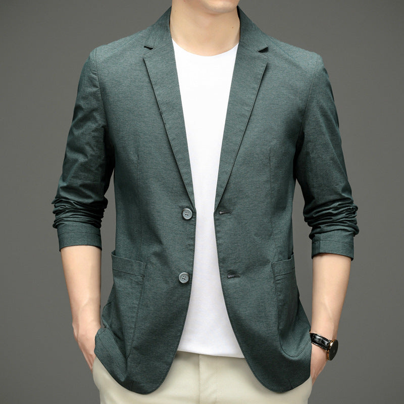 Herren legerer Blazer mit modernem Schnitt und praktischen Taschen Drune