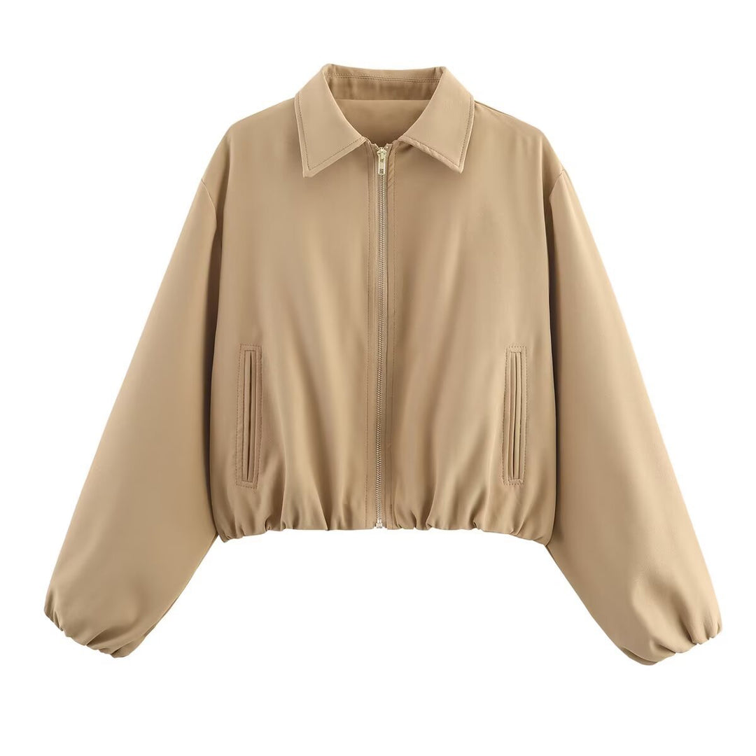 Damen cropped Übergangsjacke Drune