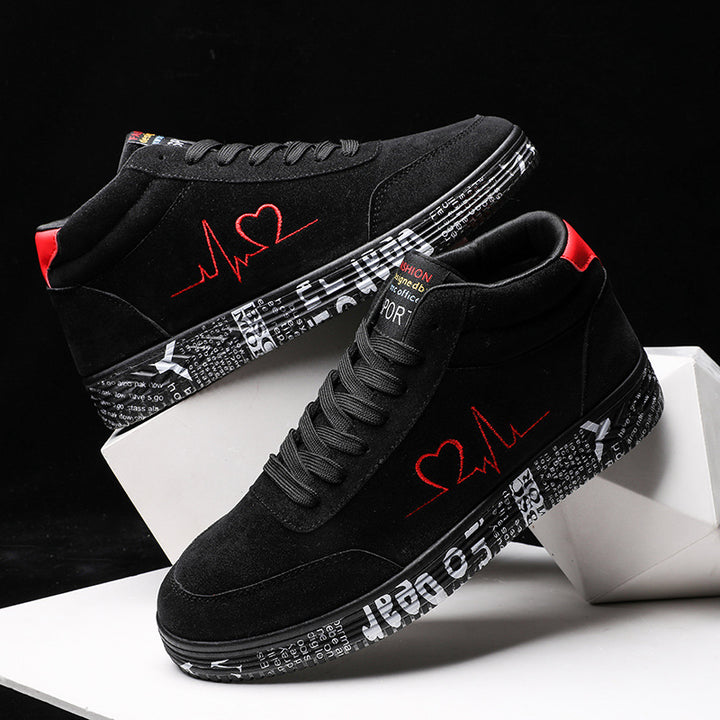 Herren Stylische High-Top Sneaker mit Grafikdesign Drune