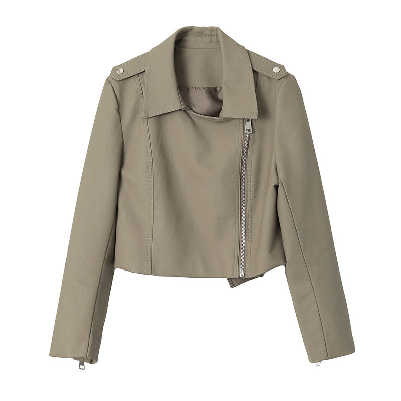 Damen Kurzjacke im Biker-Stil Drune