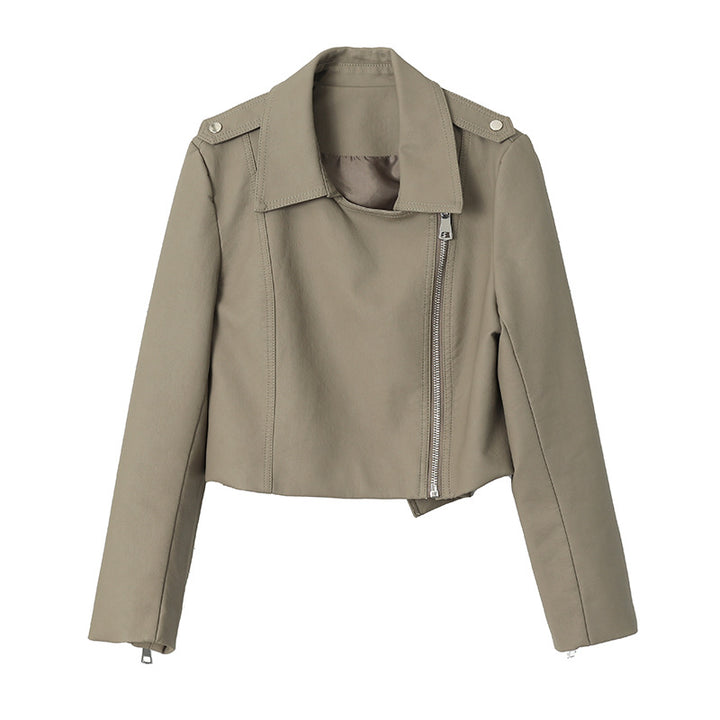Damen Kurzjacke im Biker-Stil Drune