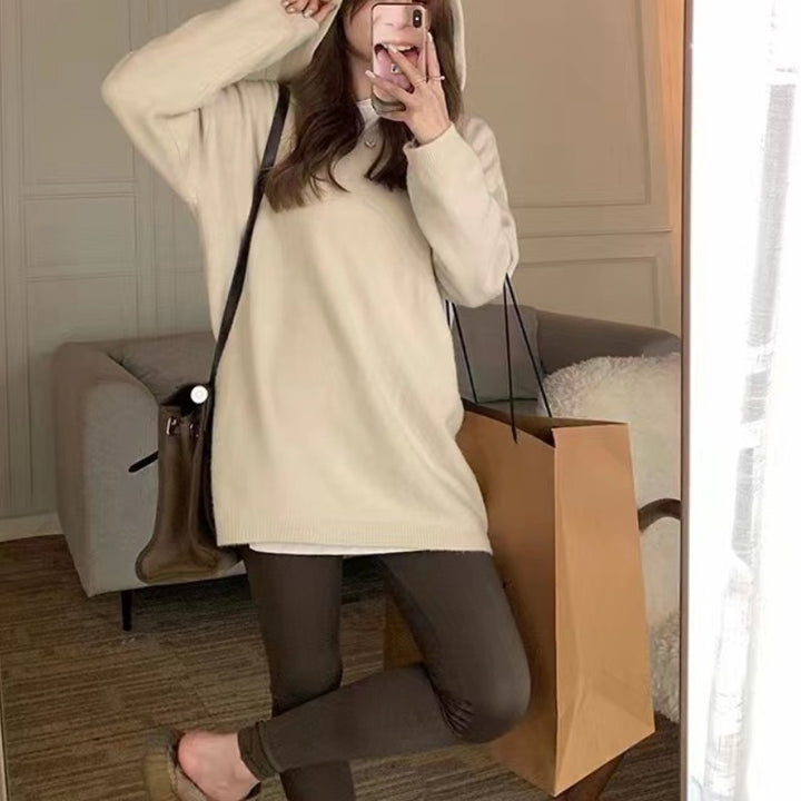 Damen Oversized Hoodie mit lässigem Schnitt und praktischen Taschen Drune