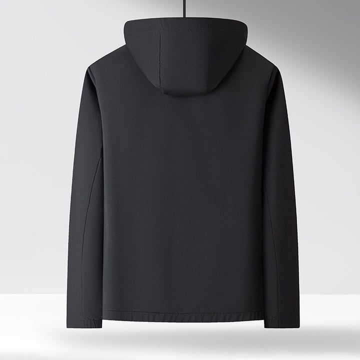 Herren Funktionsjacke mit hohem Kragen und praktischen Reißverschlusstaschen Drune