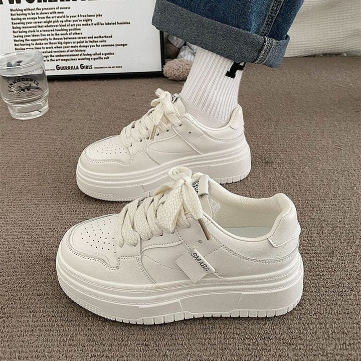 Damen Plattform-Sneaker mit dämpfender Laufsohle und eleganter Schnürung Drune