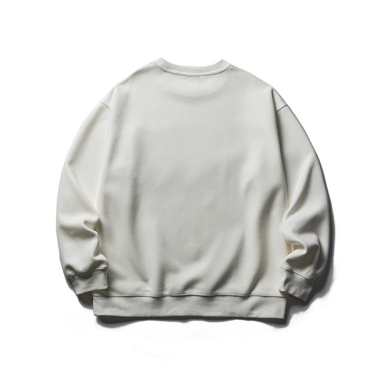 Unisex Oversize-Sweatshirt mit kontrastierender Brusttasche und D-Ring Drune