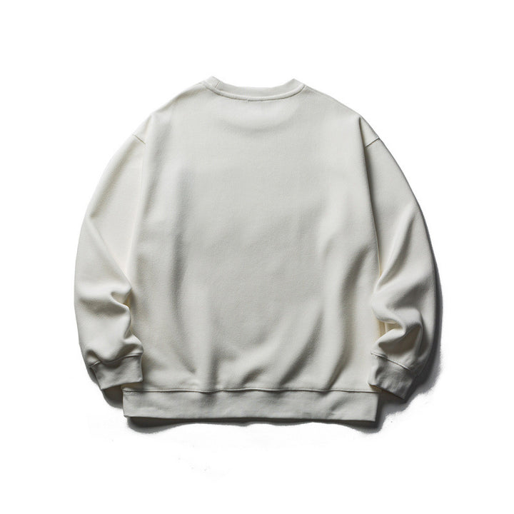 Unisex Oversize-Sweatshirt mit kontrastierender Brusttasche und D-Ring Drune