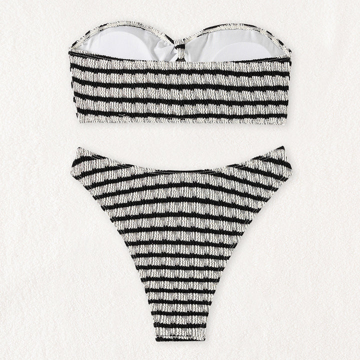 Damen Bandeau-Bikini mit trendy Ausschnitt Drune