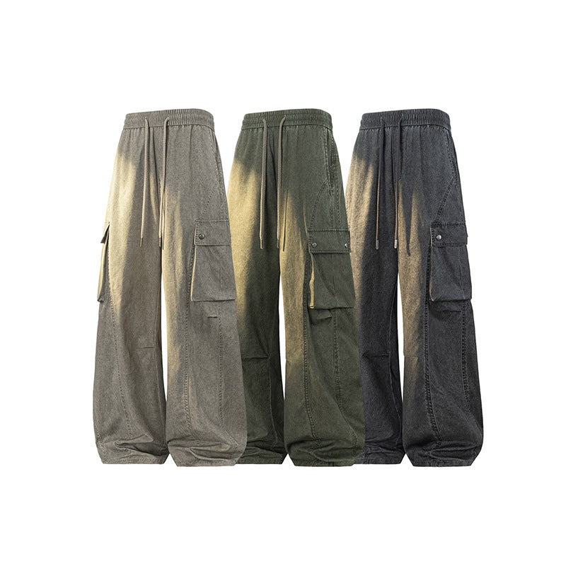 Damen Weite Baggy-Cargohose Drune