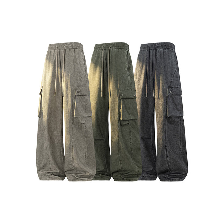 Damen Weite Baggy-Cargohose Drune