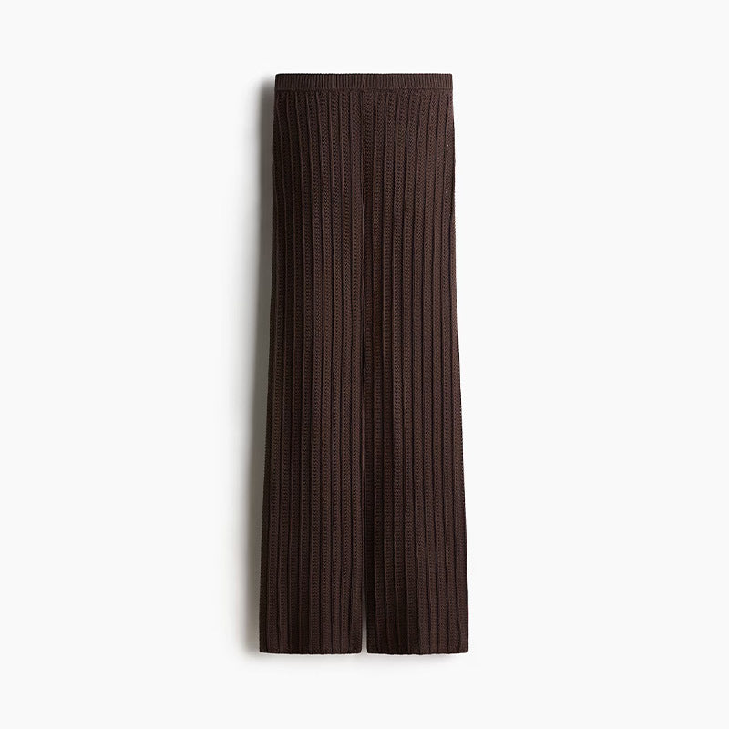 Damen Plissierte Strickhose Drune