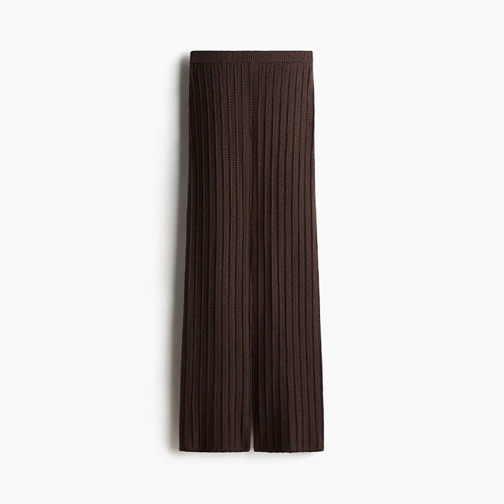 Damen Plissierte Strickhose Drune