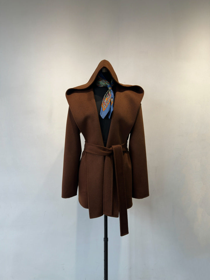 Damen Chic Übergroßer Wickelmantel Drune