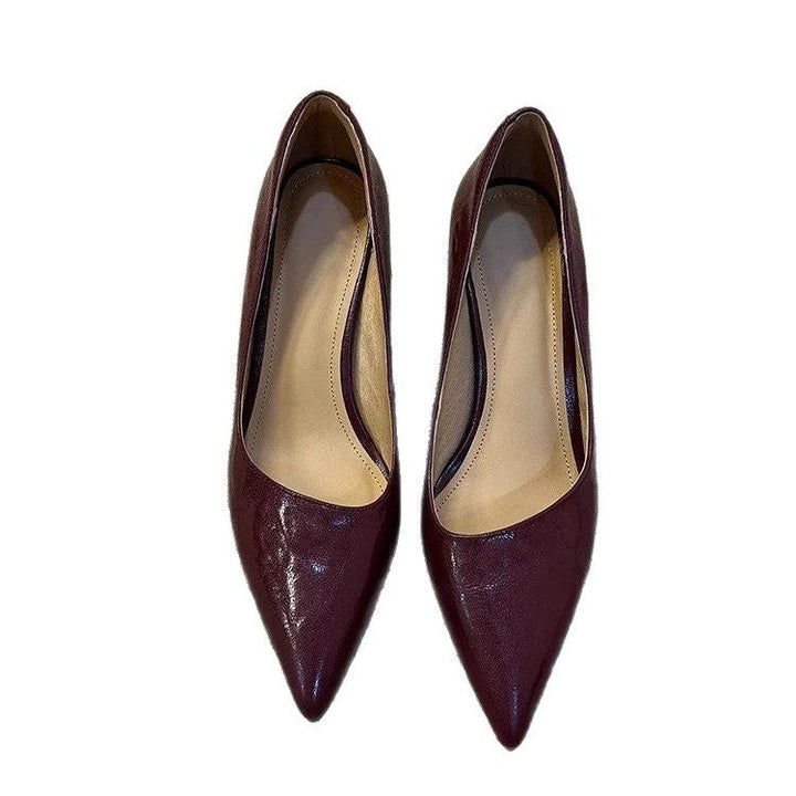 Damen elegante Pumps mit modischem Spitzendesign und bequemer Innensohle Drune