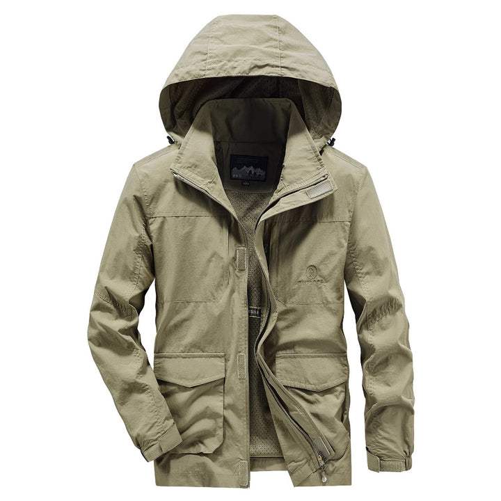 Herren Robuste Wetterjacke mit praktischen Taschen Drune