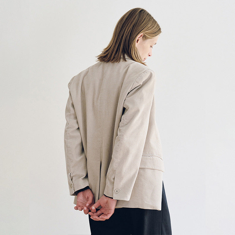 Damen Eleganter Vintage-Sakko Drune