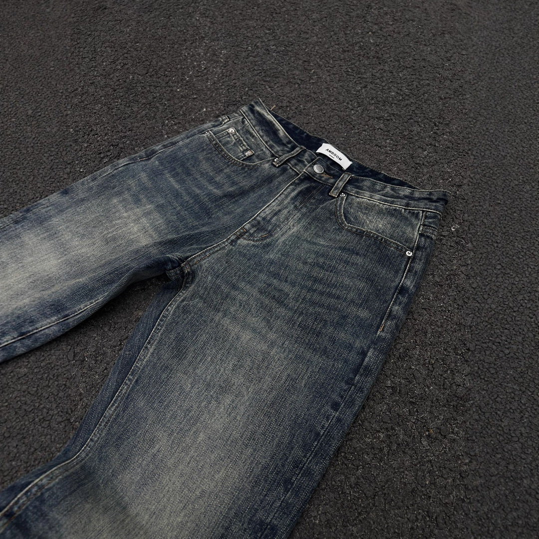 Herren Klassische Denim-Jeans im Vintage-Stil Drune