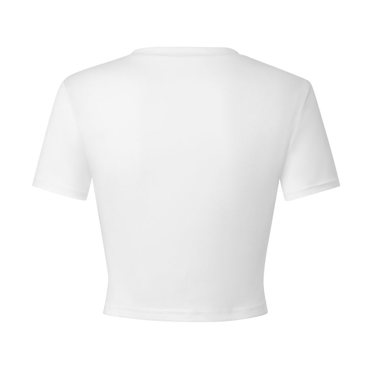 Damen T-Shirt mit kreativem Tiermotiv und modernem Schriftzug Drune