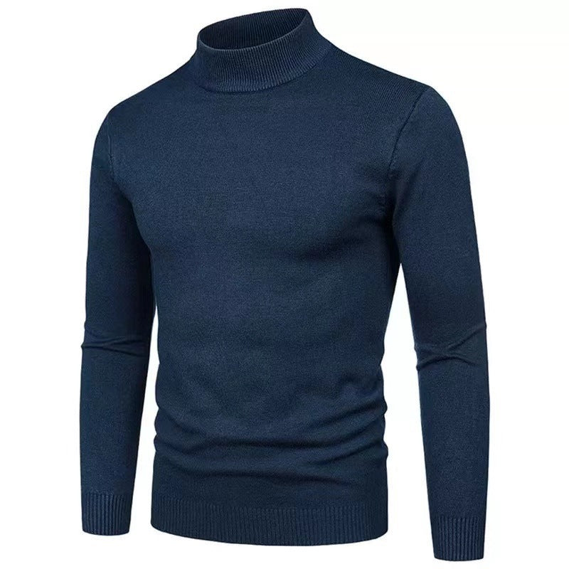 Herren Rollkragenpullover aus hochwertigem Strickmaterial Drune