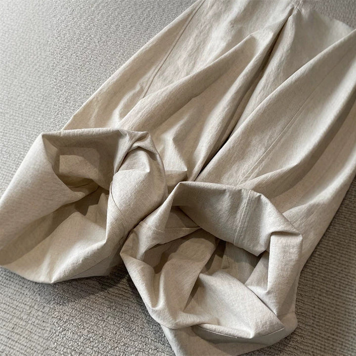 Damen Weite Leinenhose Drune 1789268742