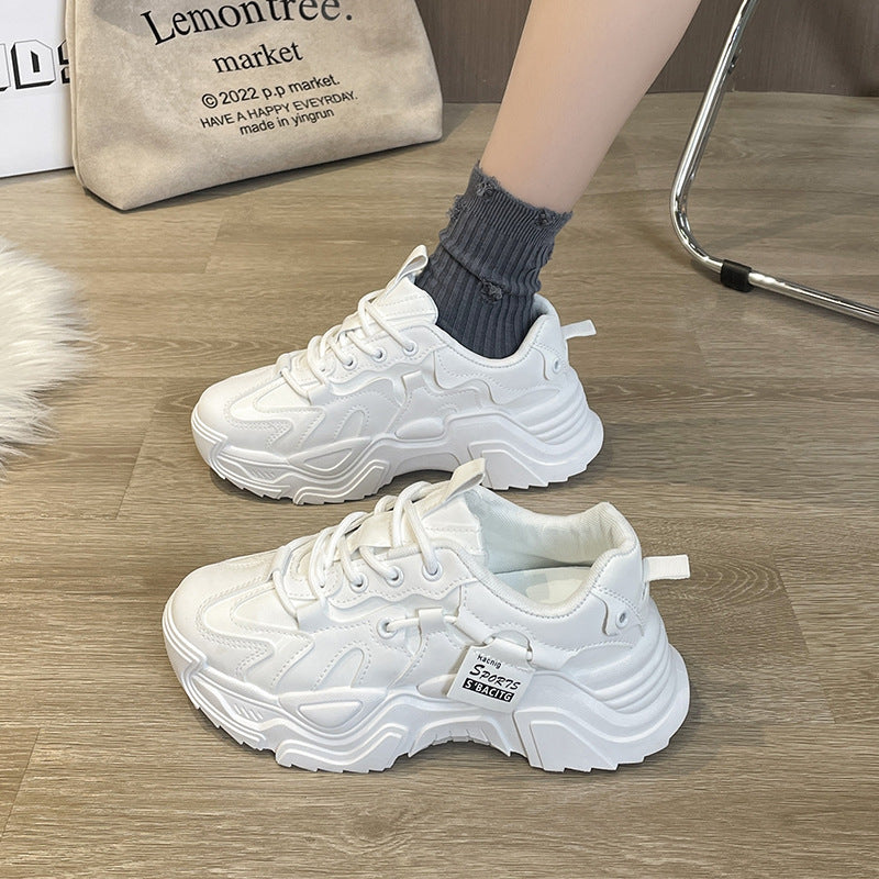 Damen Chunky Sneaker mit atmungsaktiver Mesh-Oberfläche und stabiler Dämpfungstechnologie Drune