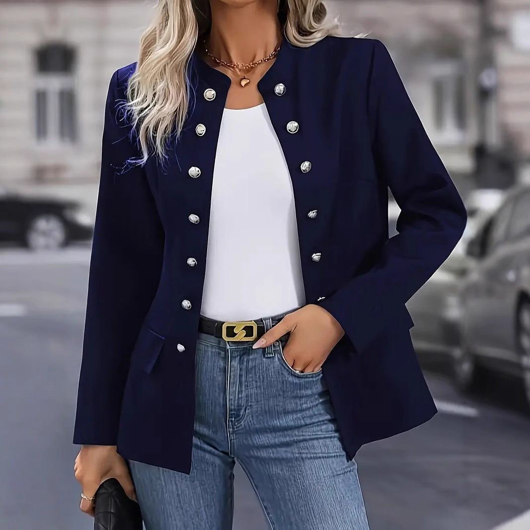 Damen elegante Blazerjacke Drune