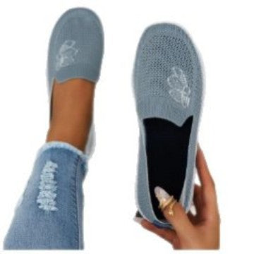 Damen Atmungsaktive Slip-On Sneakers Drune