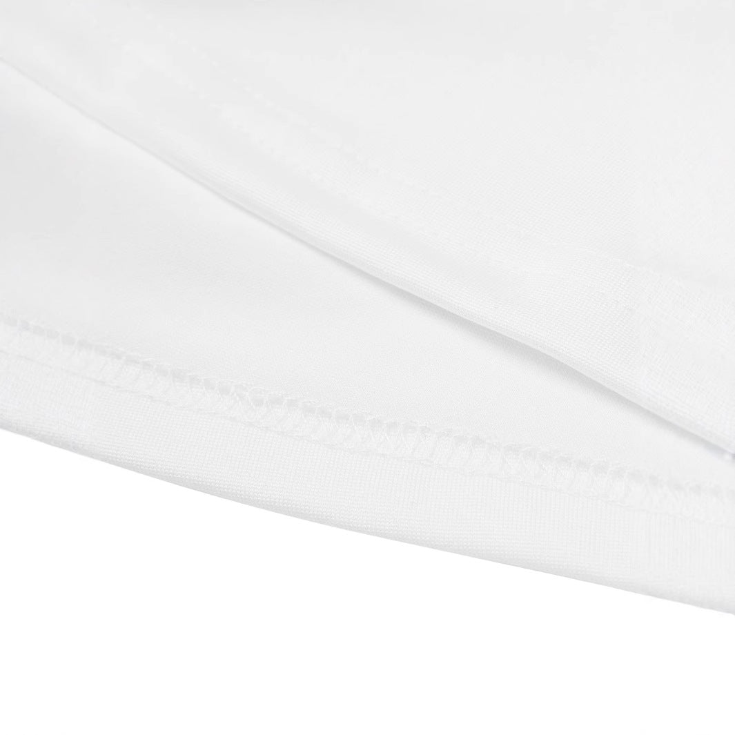 Damen Crop-T-Shirt mit kreativem Kinderzeichnungsmuster Drune