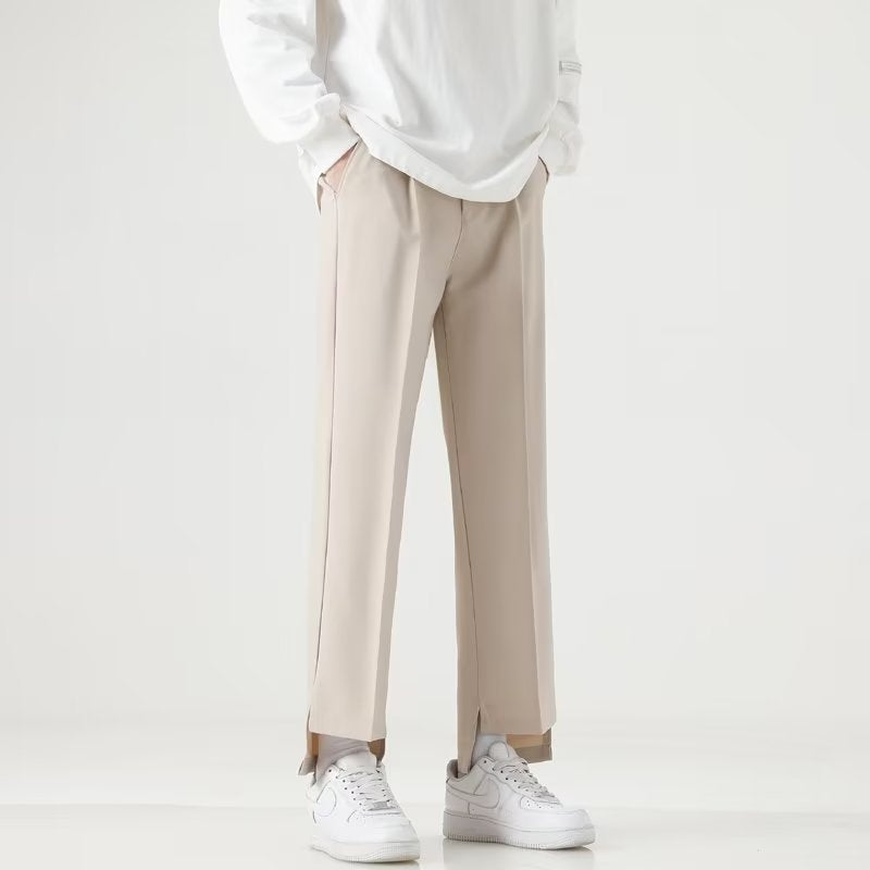Herren Elegante Baumwollanzughose Drune