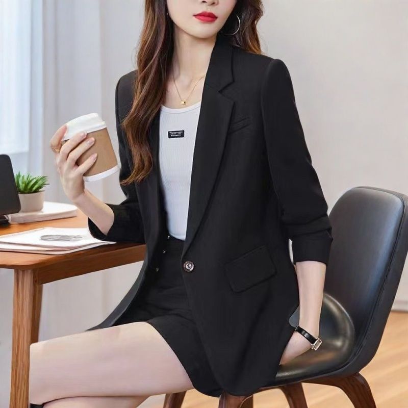 Damen modischer Blazer mit tailliertem Schnitt Drune